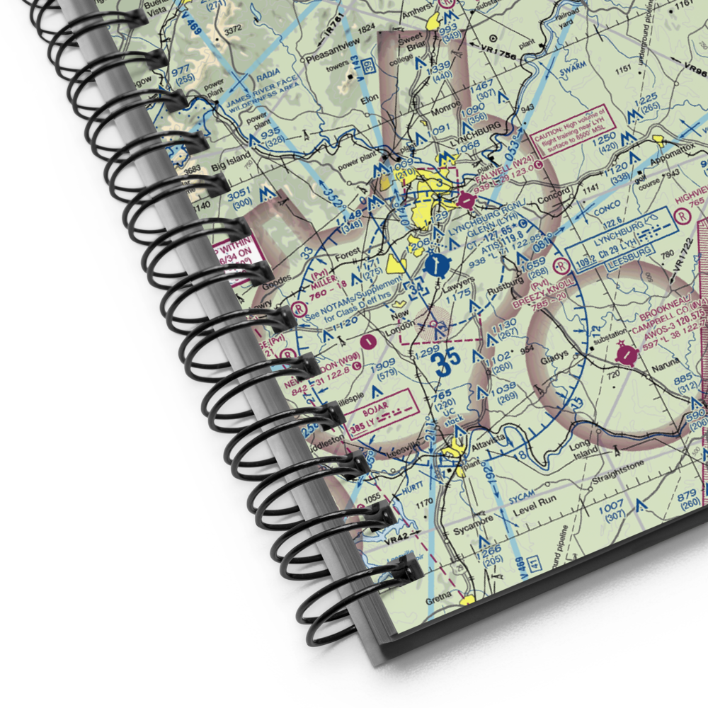 Starr Airport (4VA5) VFR Sectional Notebook 
