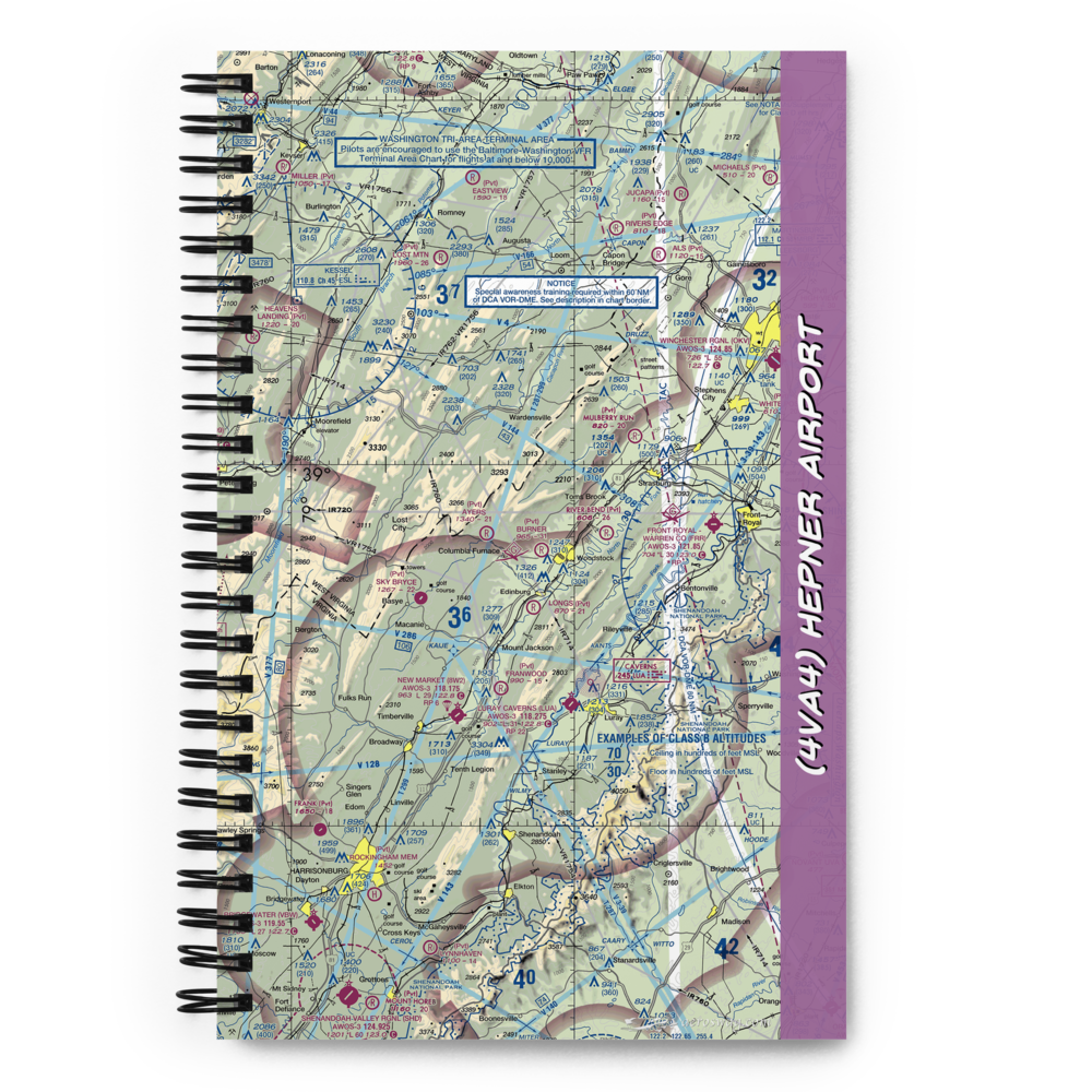 Hepner Airport (4VA4) VFR Sectional Notebook 