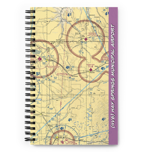 Hay Springs Municipal Airport (4V6) VFR Sectional Notebook
