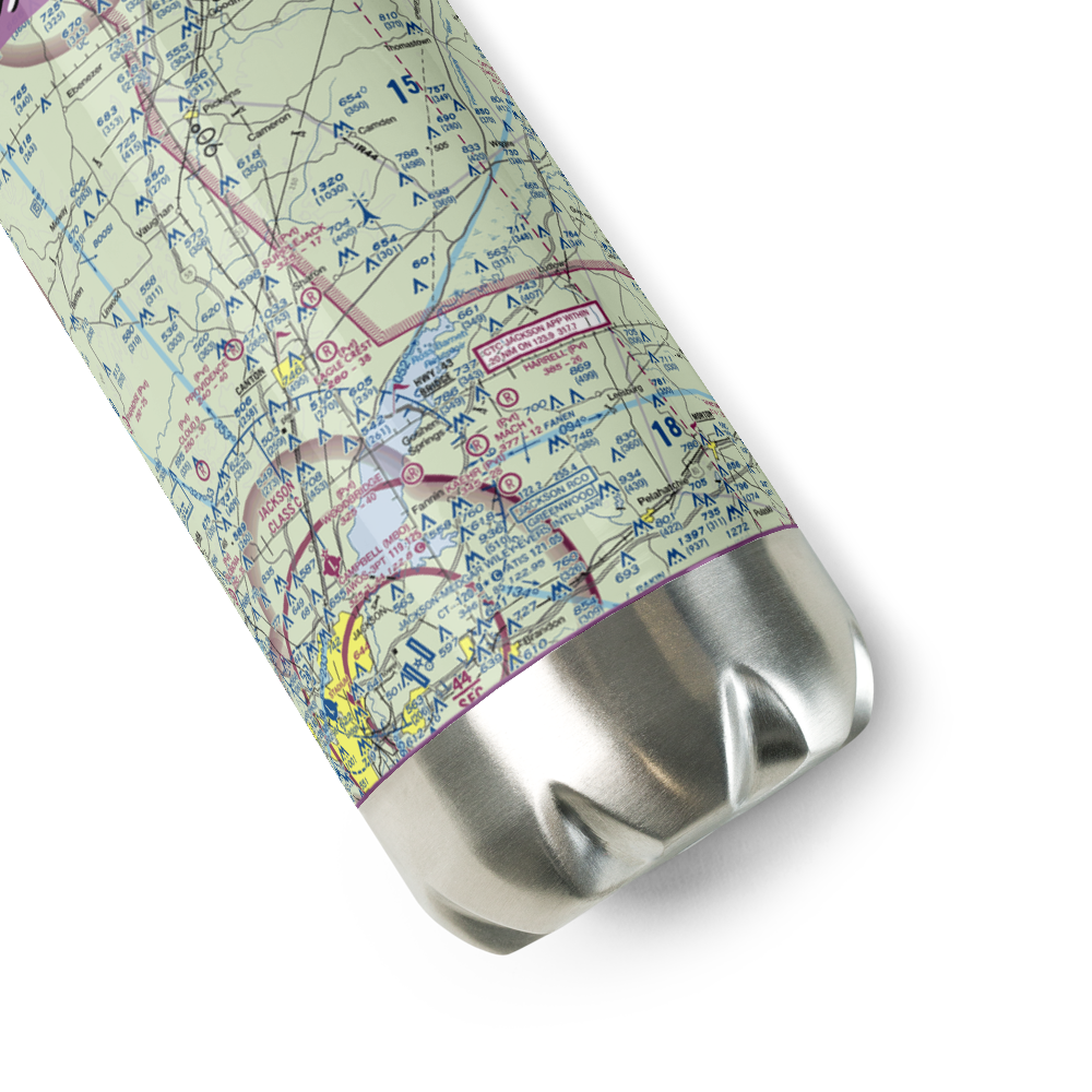 Pace Airstrip (MS29) VFR Sectional Water Bottle 