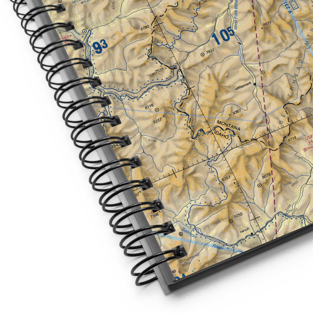 West Fork Lodge Airport (4U7) VFR Sectional Notebook 