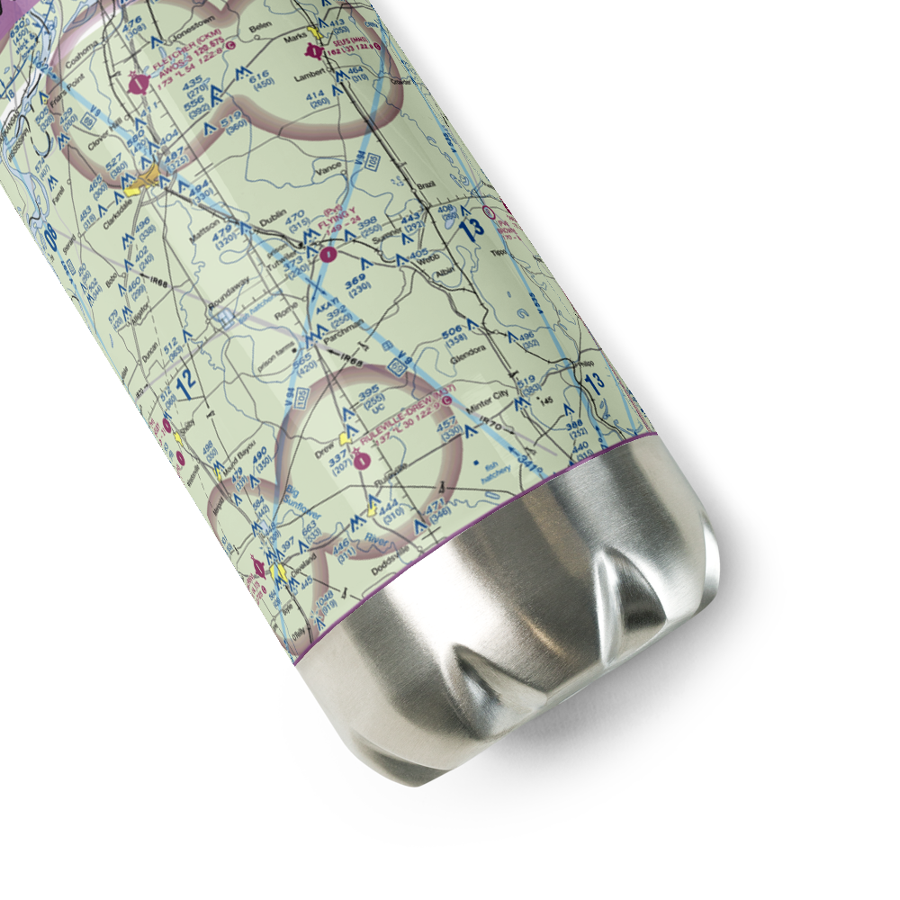 Flying Y Service Airport (MS41) VFR Sectional Water Bottle 