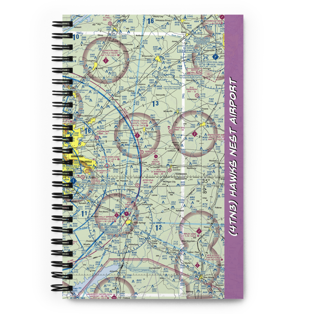 Hawks Nest Airport (4TN3) VFR Sectional Notebook 