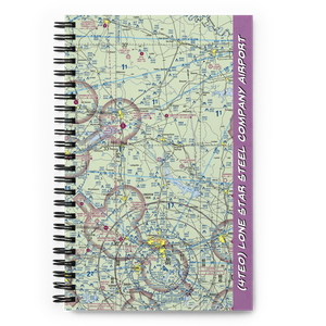 Lone Star Steel Company Airport (4TE0) VFR Sectional Notebook