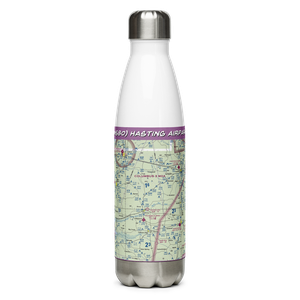 Hasting Airpark (MS80) VFR Sectional Water Bottle