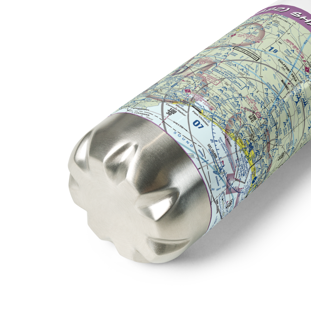 Shade Tree Field (MS82) VFR Sectional Water Bottle 