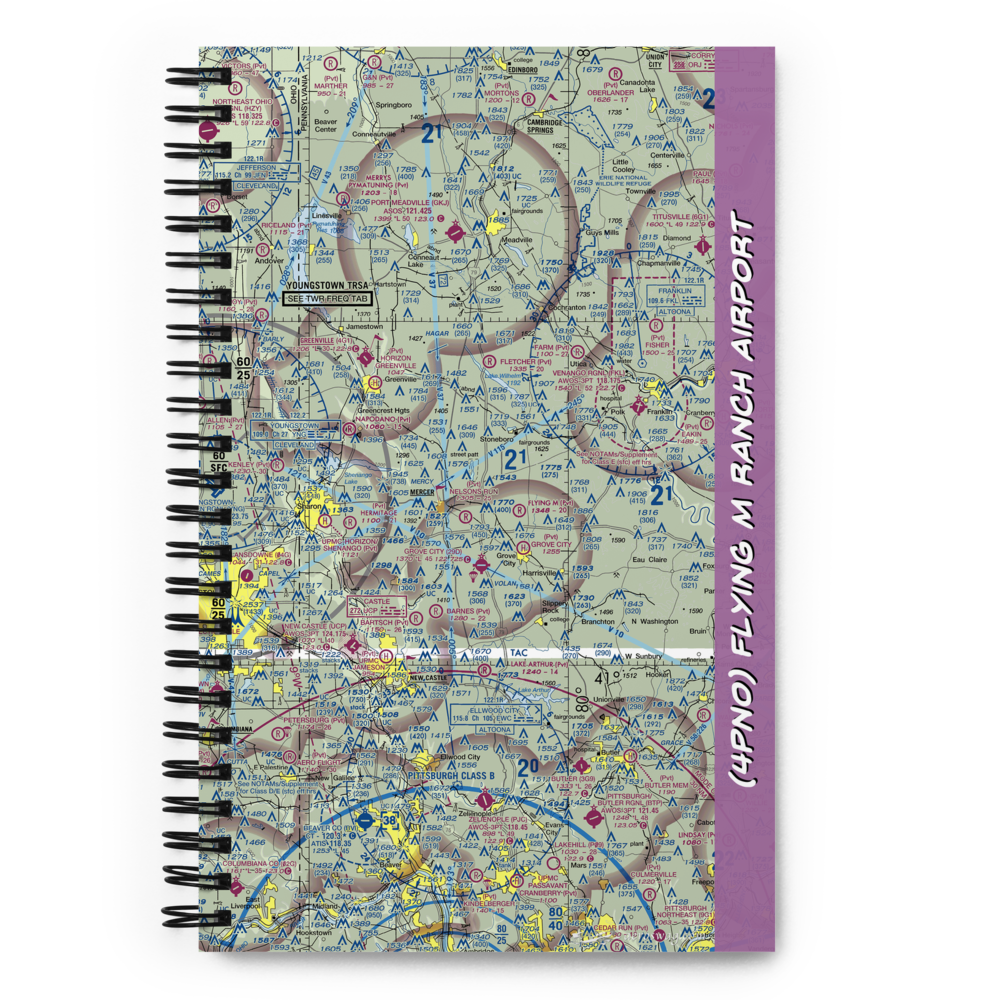 Flying M Ranch Airport (4PN0) VFR Sectional Notebook 