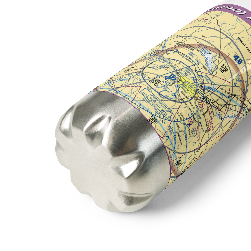 Horner Field (MT40) VFR Sectional Water Bottle 