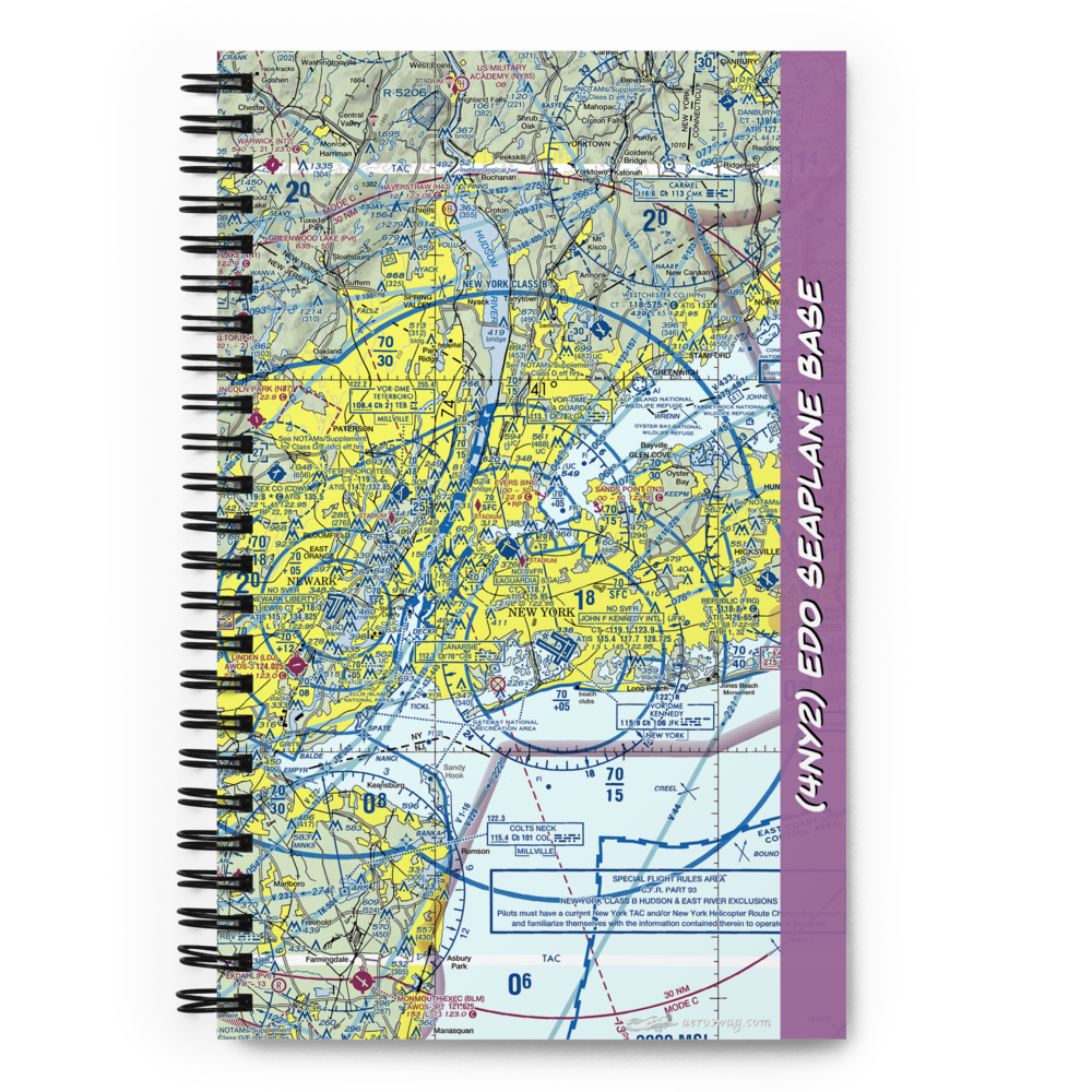 Edo Seaplane Base (4NY2) VFR Sectional Notebook 