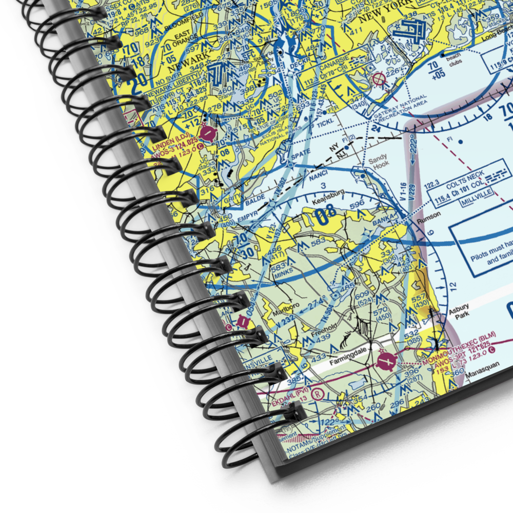 Edo Seaplane Base (4NY2) VFR Sectional Notebook 