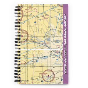 Malone M-Bar Ranch Airport (4NE8) VFR Sectional Notebook