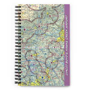 Boyd's Hawks Creek Airport (4NC0) VFR Sectional Notebook