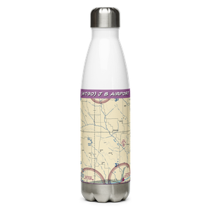 J B Airport (MT90) VFR Sectional Water Bottle