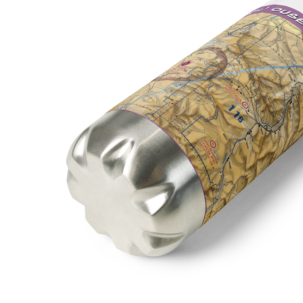 Ousel Falls Airport (MT94) VFR Sectional Water Bottle 