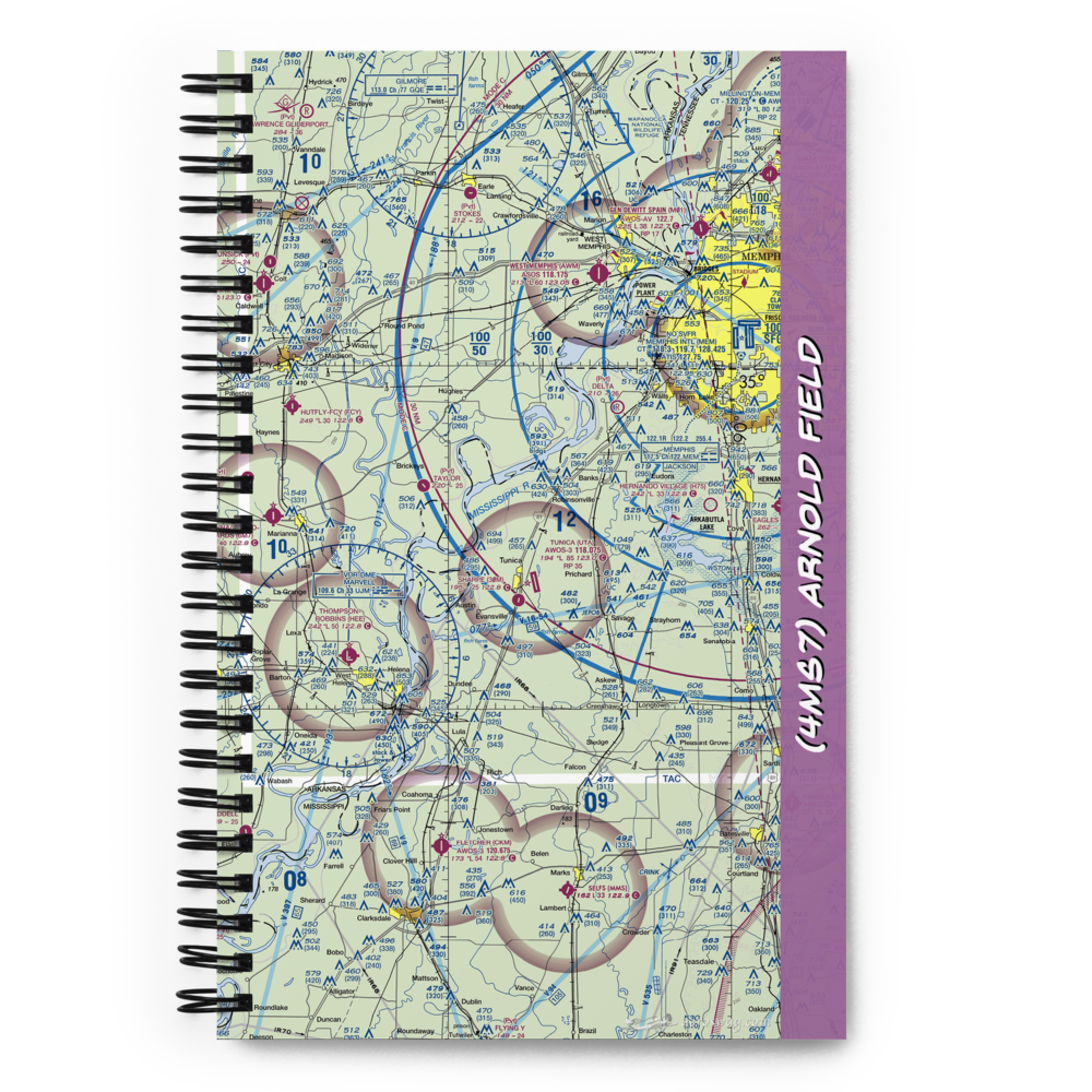 Arnold Field (4MS7) VFR Sectional Notebook 