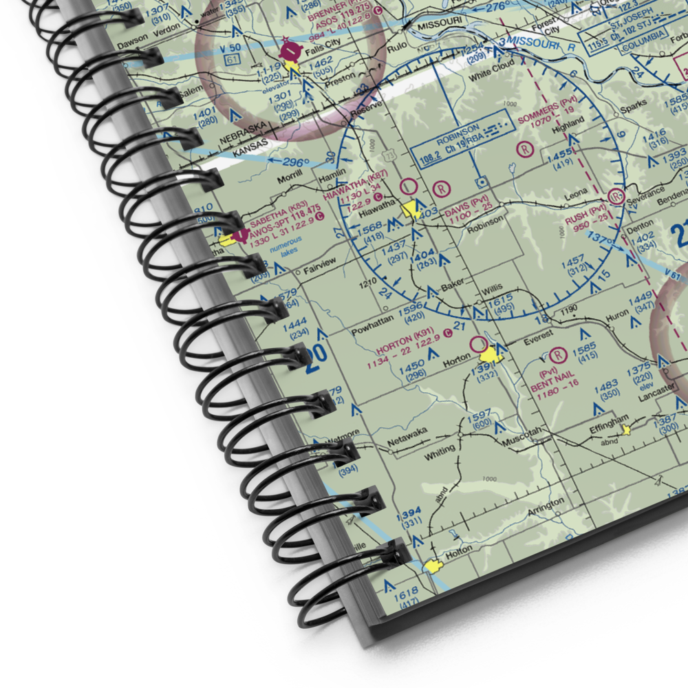 Crop Care Airport (4MO7) VFR Sectional Notebook 