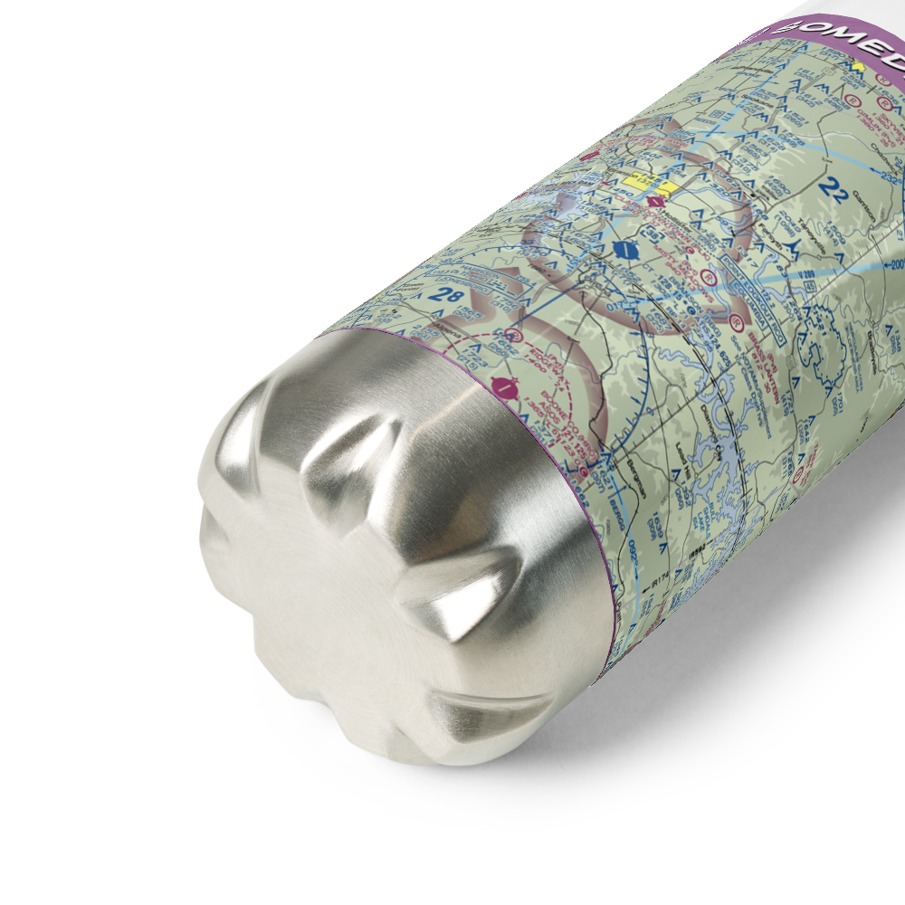 Someday Ranch Airport (MU24) VFR Sectional Water Bottle 