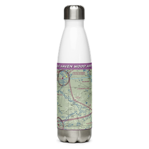 Haven Wood Airport (MU34) VFR Sectional Water Bottle