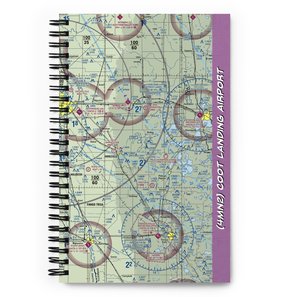 Coot Landing Airport (4MN2) VFR Sectional Notebook 