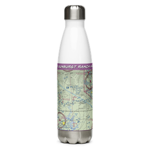 Sunburst Ranch Airport (MU48) VFR Sectional Water Bottle