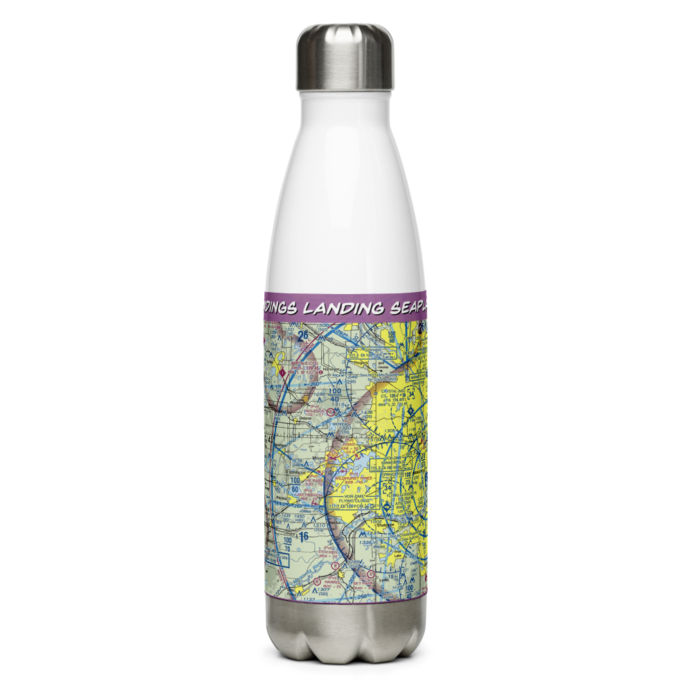 Andings Landing Seaplane Base (MY23) VFR Sectional Water Bottle 