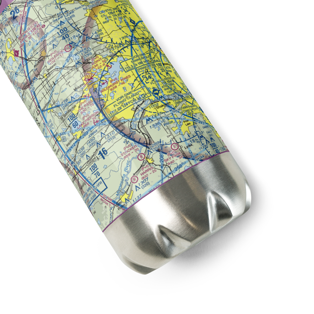 Andings Landing Seaplane Base (MY23) VFR Sectional Water Bottle 
