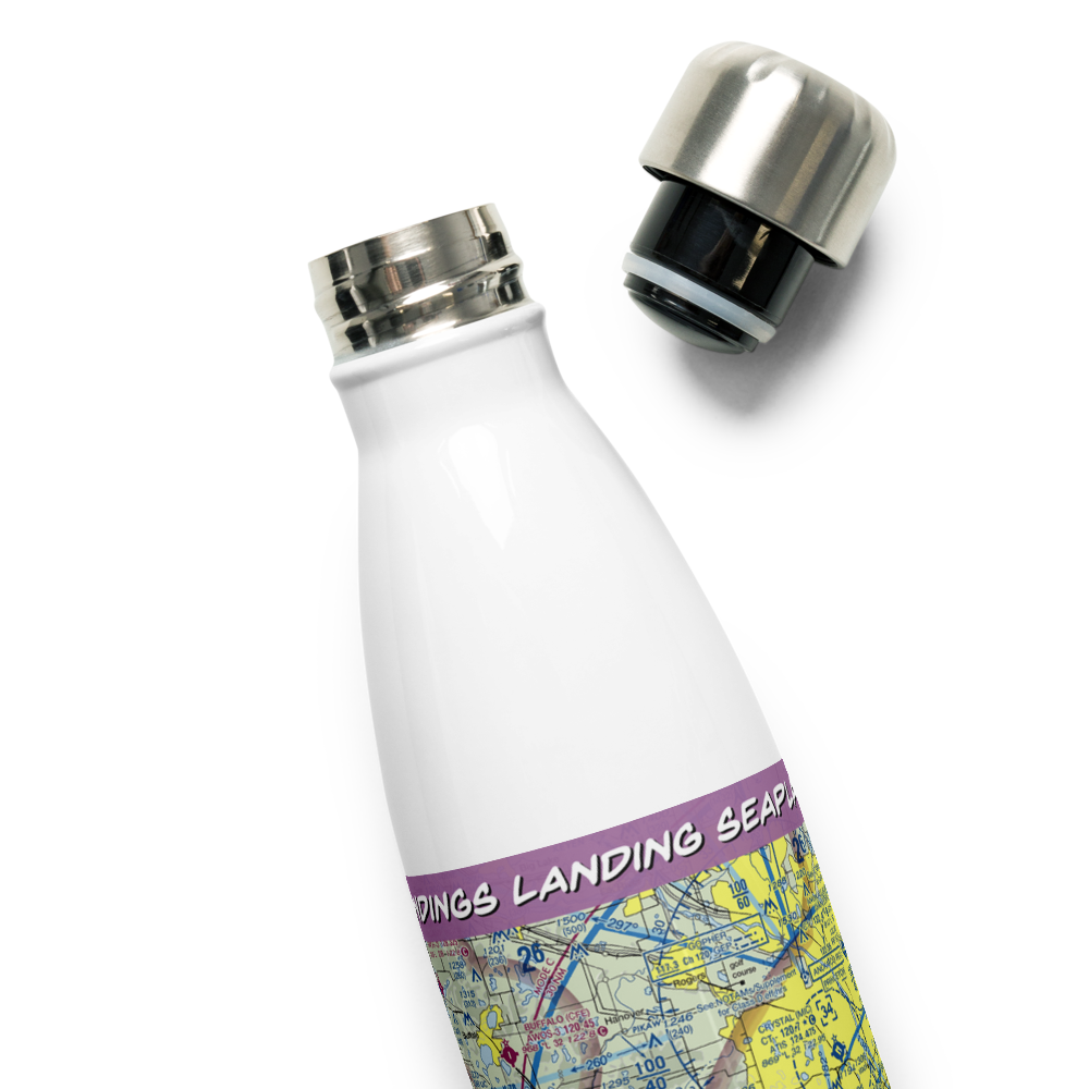 Andings Landing Seaplane Base (MY23) VFR Sectional Water Bottle 