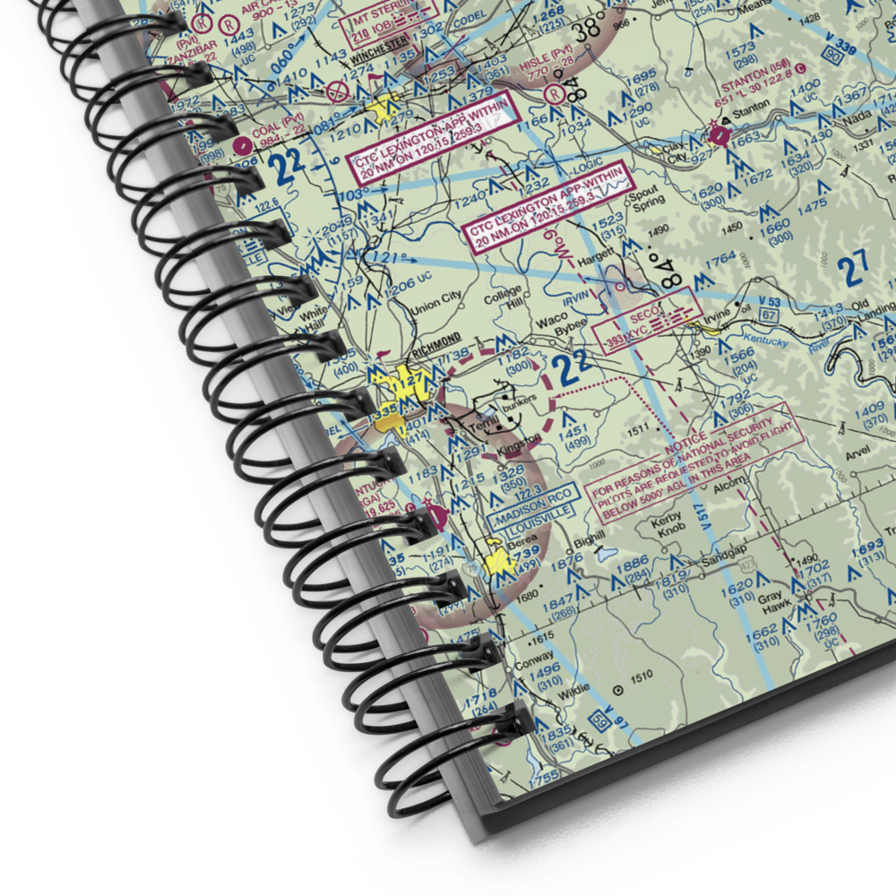 Weavers Run Airport (4KY5) VFR Sectional Notebook 