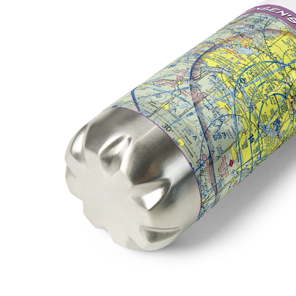 Jorgensen's Landing Seaplane Base (MY34) VFR Sectional Water Bottle 