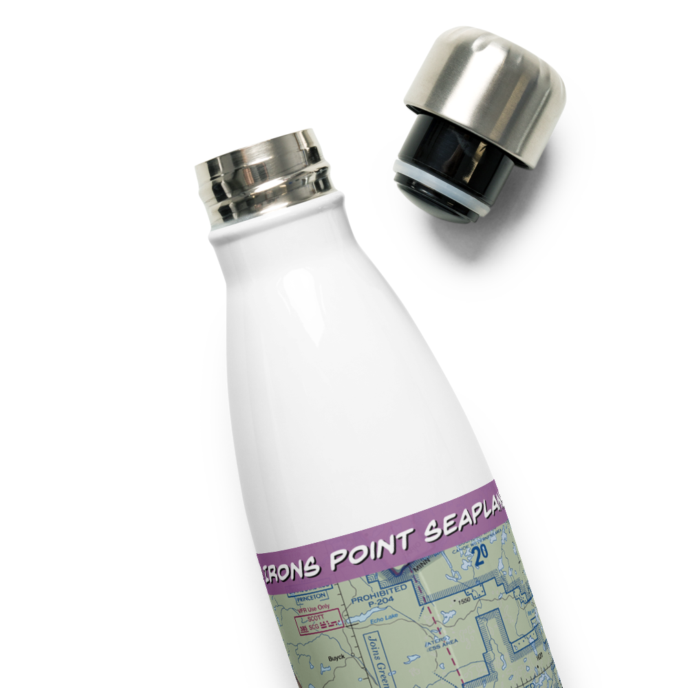 Irons Point Seaplane Base (MY38) VFR Sectional Water Bottle 