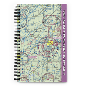 Litchfield RLA Restricted Landing Area (4IS7) VFR Sectional Notebook