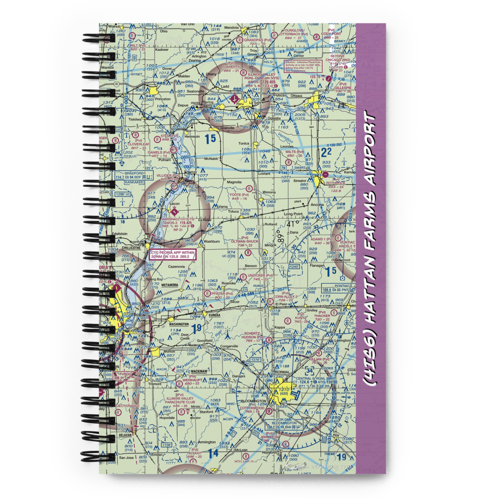 Hattan Farms Airport (4IS6) VFR Sectional Notebook 