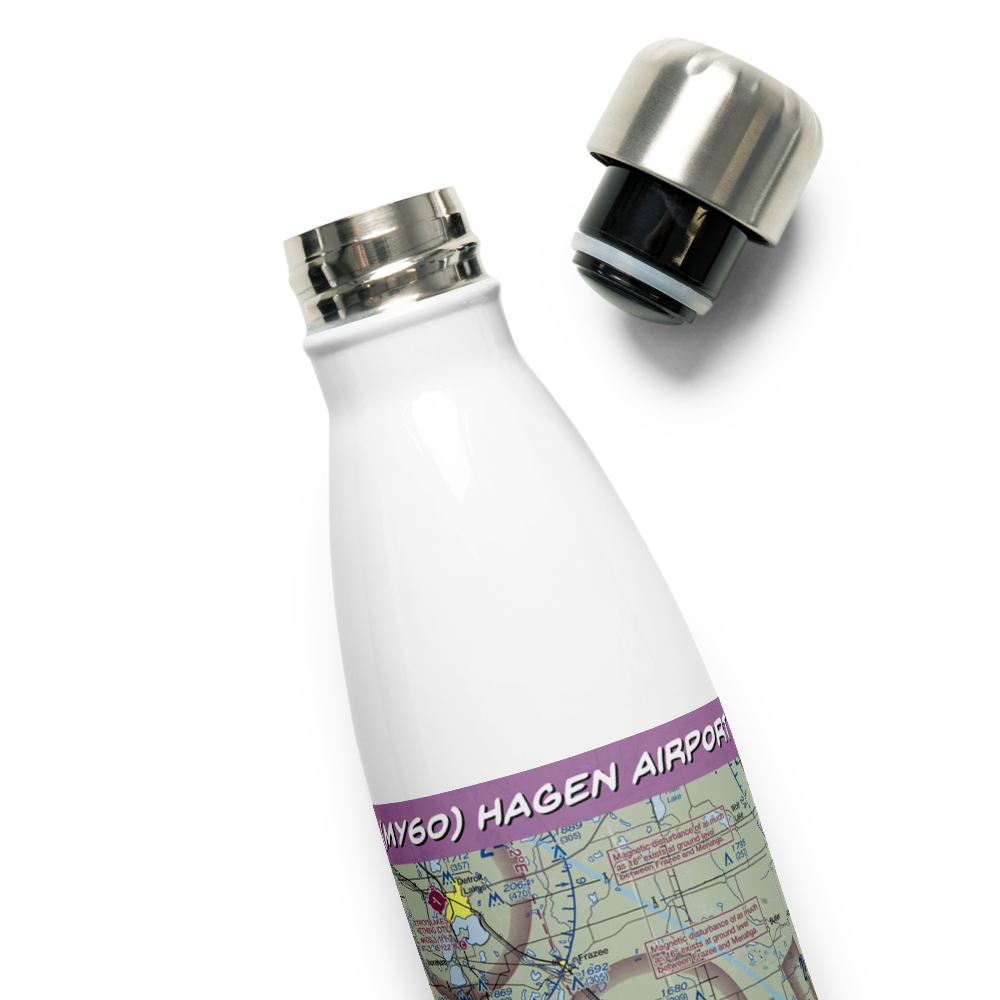 Hagen Airport (MY60) VFR Sectional Water Bottle 