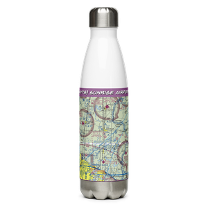 Sunrise Airport (MY78) VFR Sectional Water Bottle
