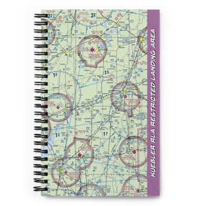 Kuebler RLA Restricted Landing Area (4IL4) VFR Sectional Notebook