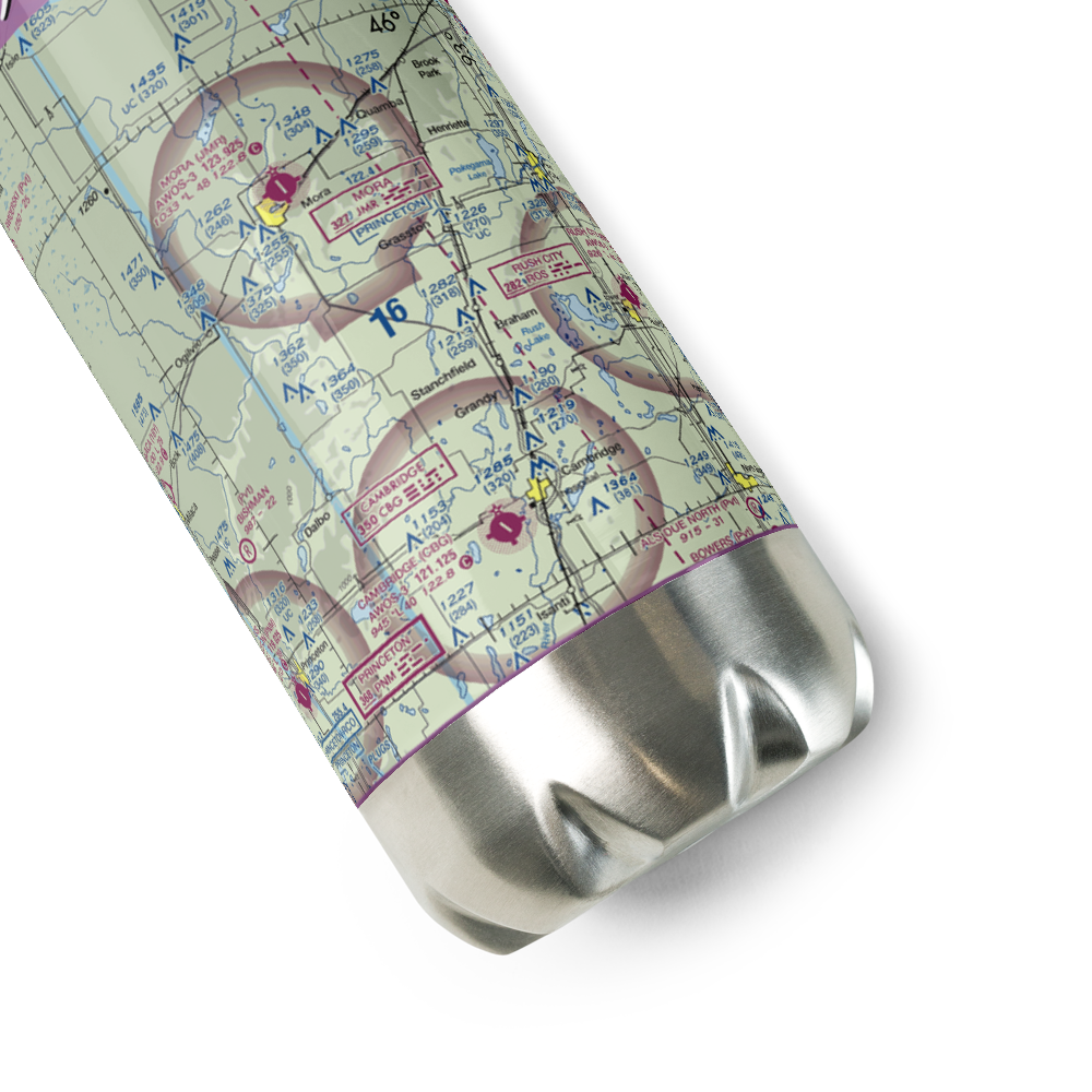 Grohnke Field (MY92) VFR Sectional Water Bottle 