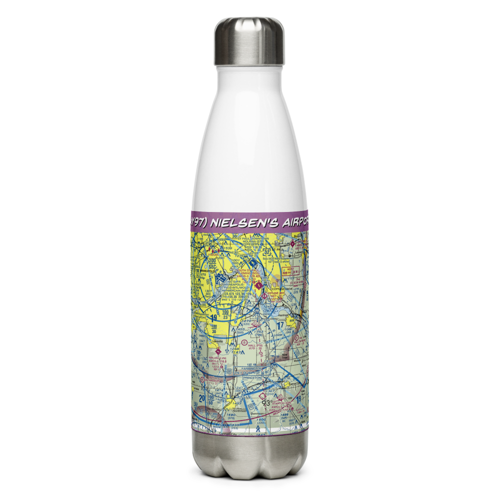Nielsen's Airport (MY97) VFR Sectional Water Bottle 