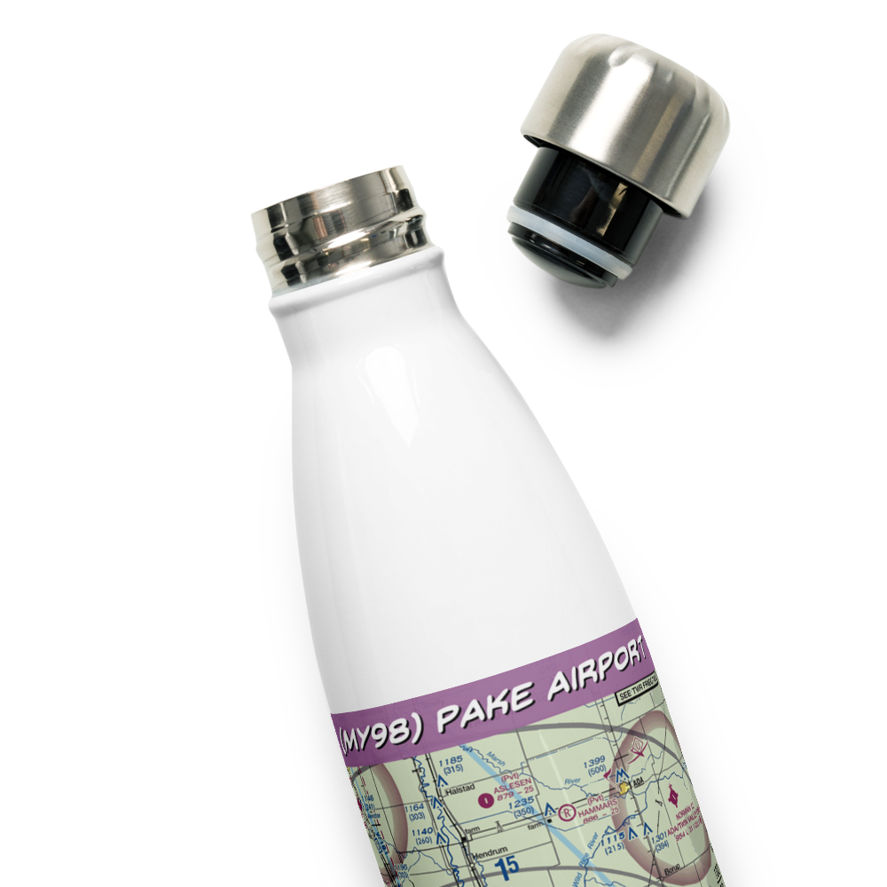 Pake Airport (MY98) VFR Sectional Water Bottle 