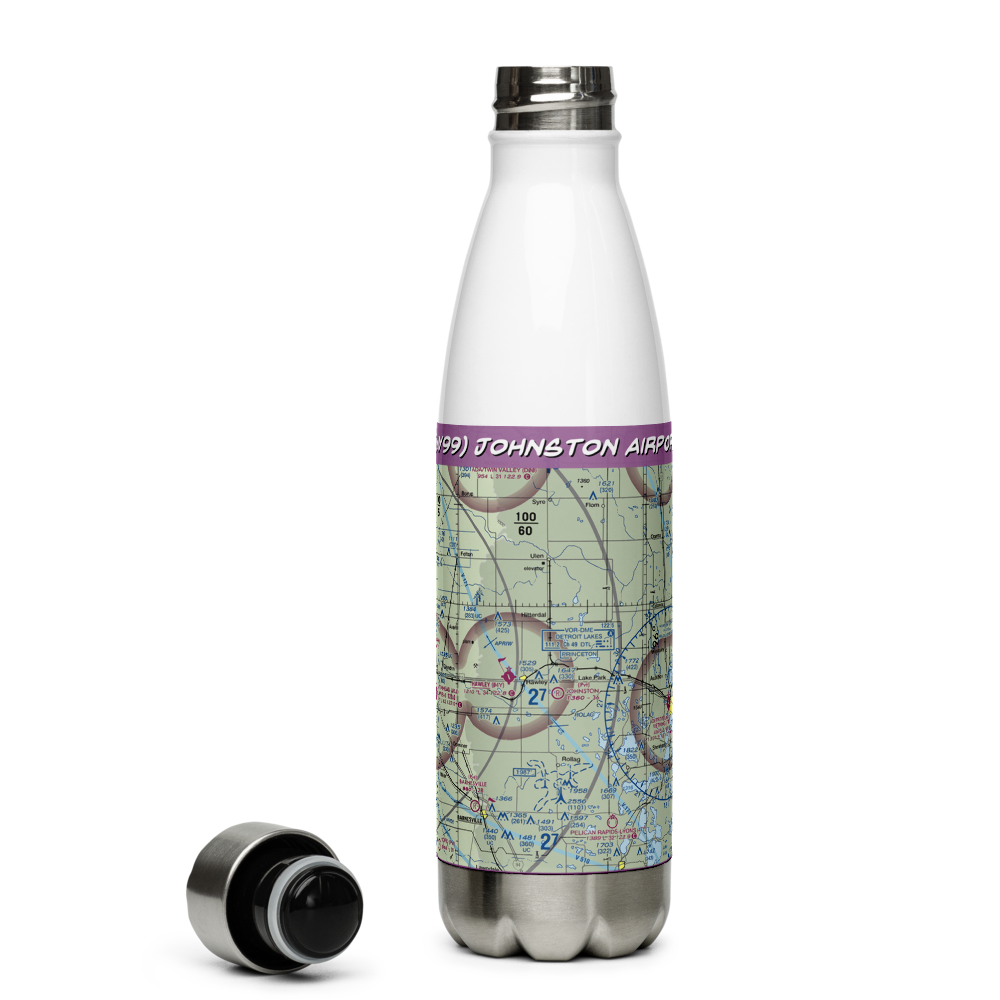 Johnston Airport (MY99) VFR Sectional Water Bottle 