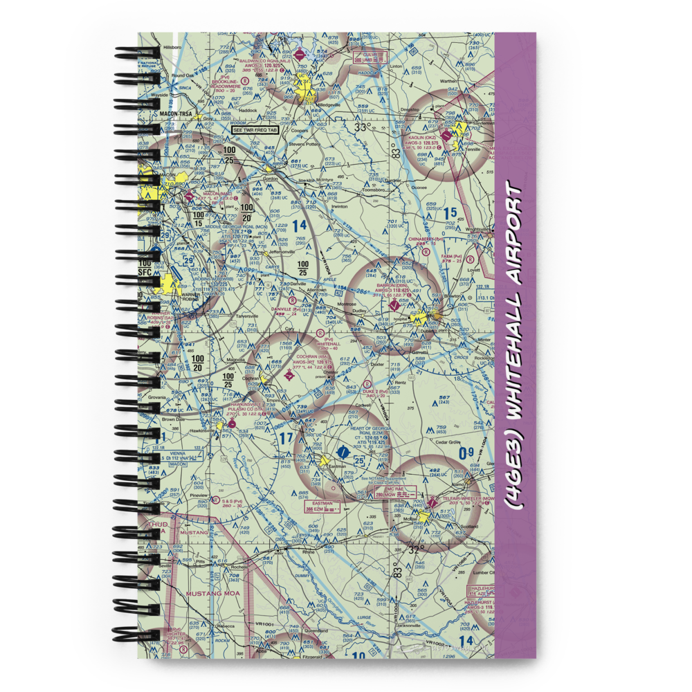 Whitehall Airport (4GE3) VFR Sectional Notebook 