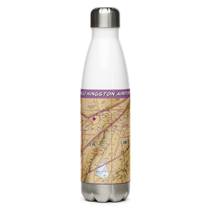 Kingston Airport (N15) VFR Sectional Water Bottle