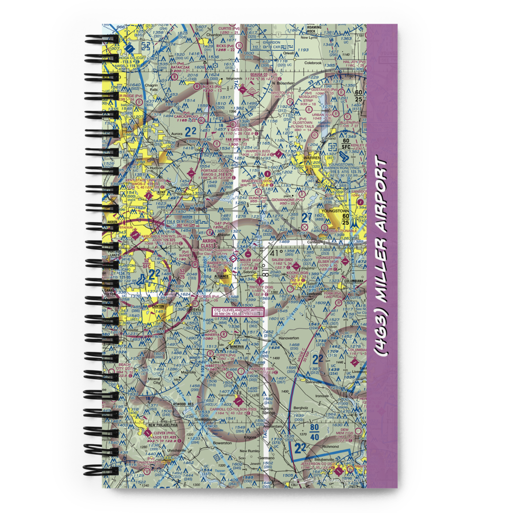 Miller Airport (4G3) VFR Sectional Notebook 