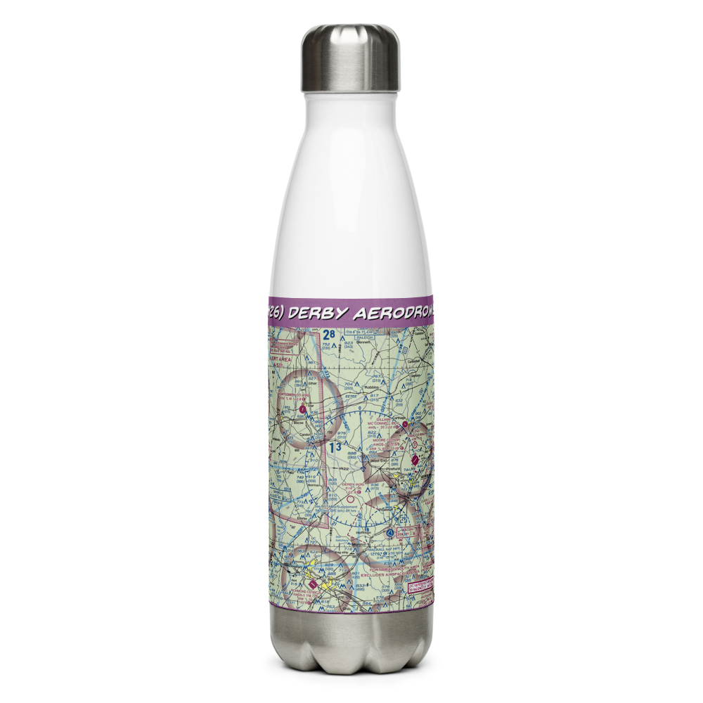 Derby Aerodrome (N26) VFR Sectional Water Bottle 