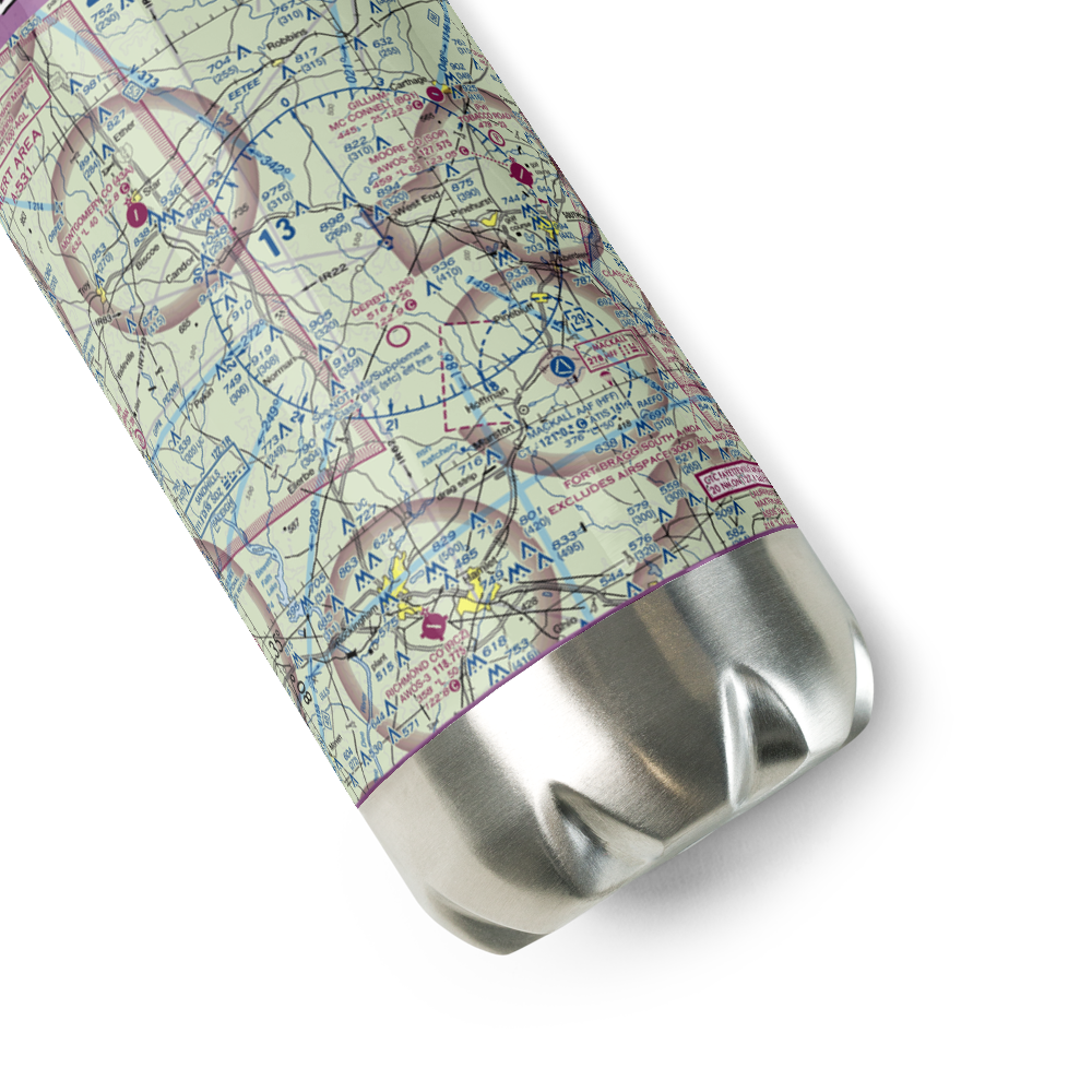 Derby Aerodrome (N26) VFR Sectional Water Bottle 