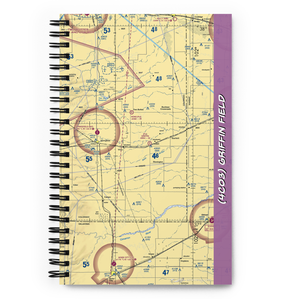 Griffin Field (4CO3) VFR Sectional Notebook 