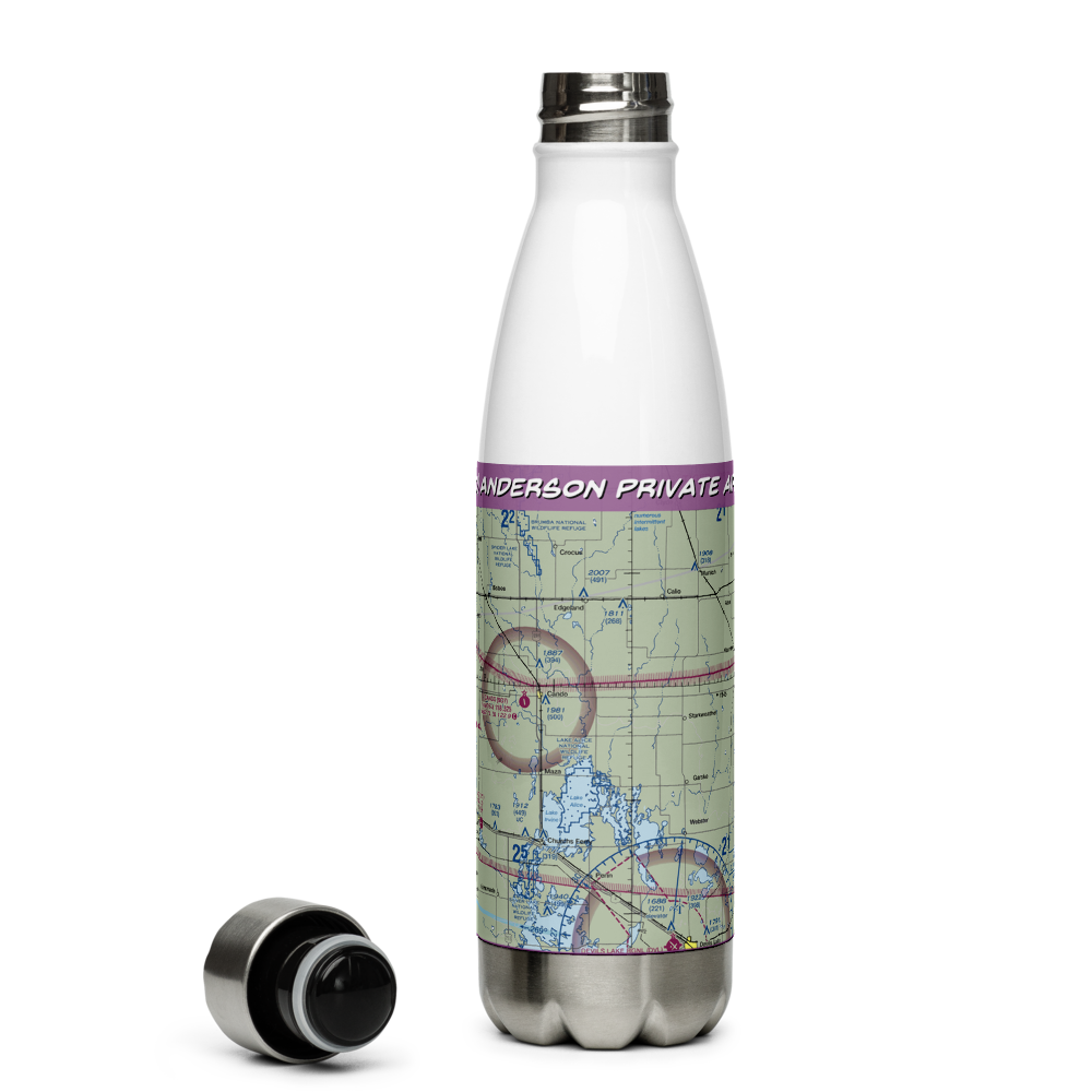 Anderson Private Airport (NA10) VFR Sectional Water Bottle 