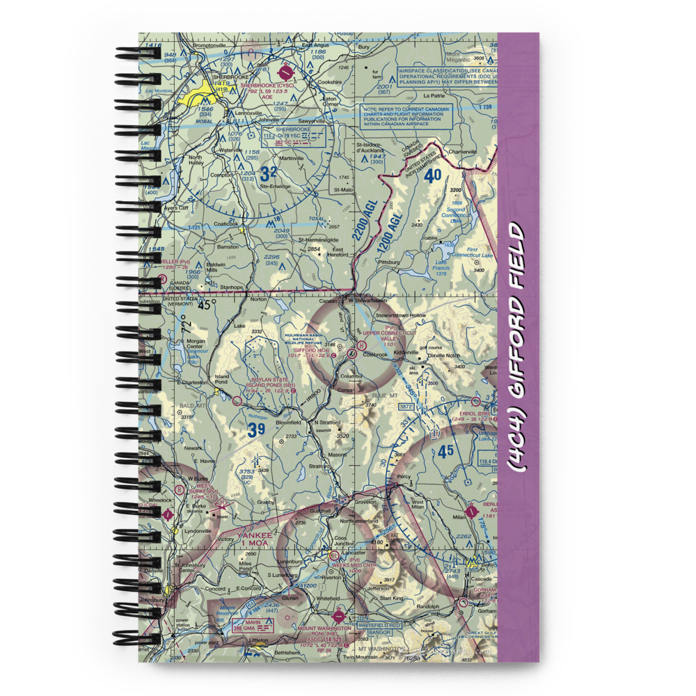 Gifford Field (4C4) VFR Sectional Notebook 