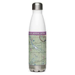 Holen Aerial Spray Airstrip (NA25) VFR Sectional Water Bottle