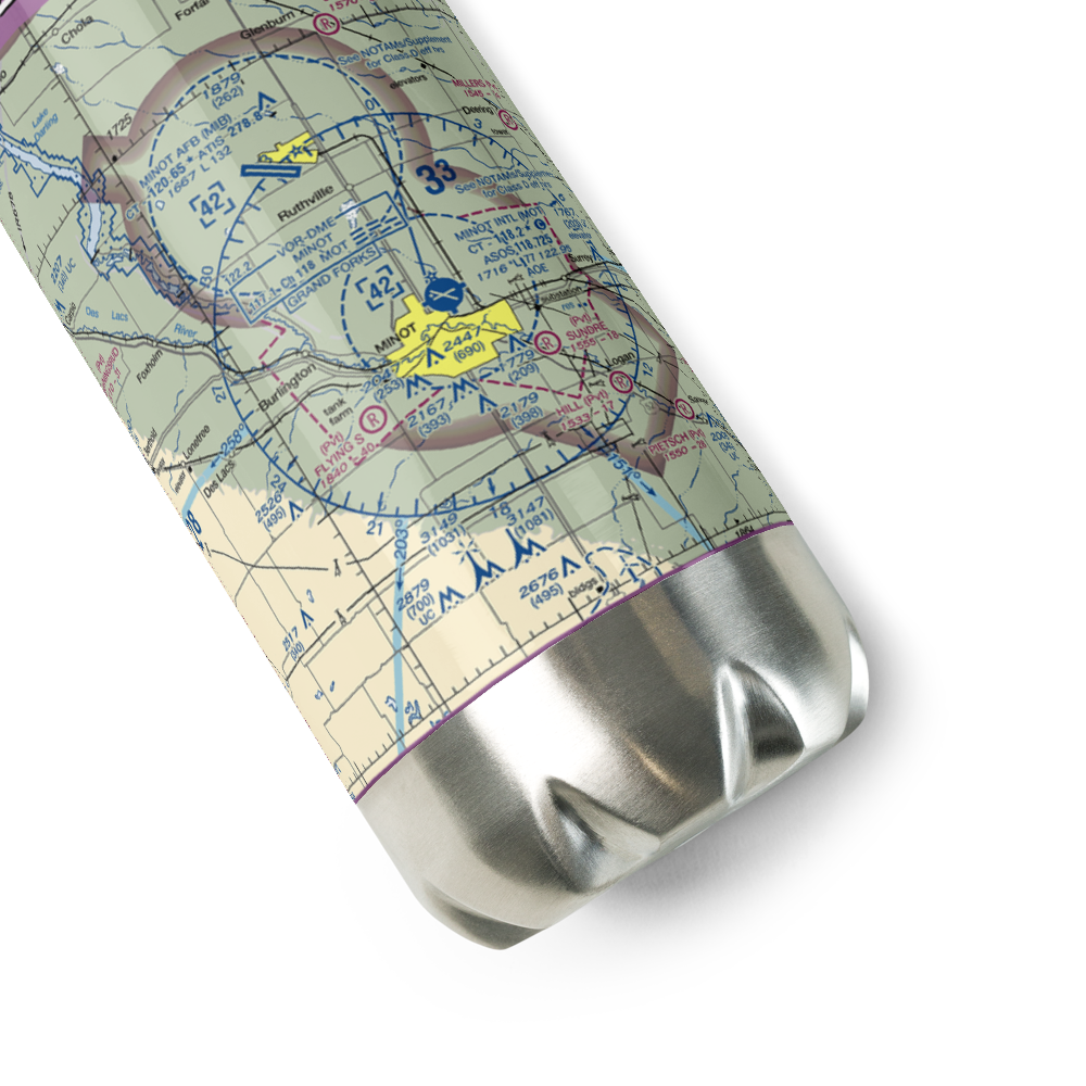 Behrens Airstrip (NA30) VFR Sectional Water Bottle 