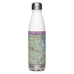 Sabbe Brothers Landing Strip (NA38) VFR Sectional Water Bottle